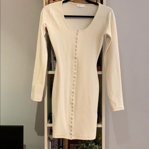 NWOT Meski Creme Sweater dress